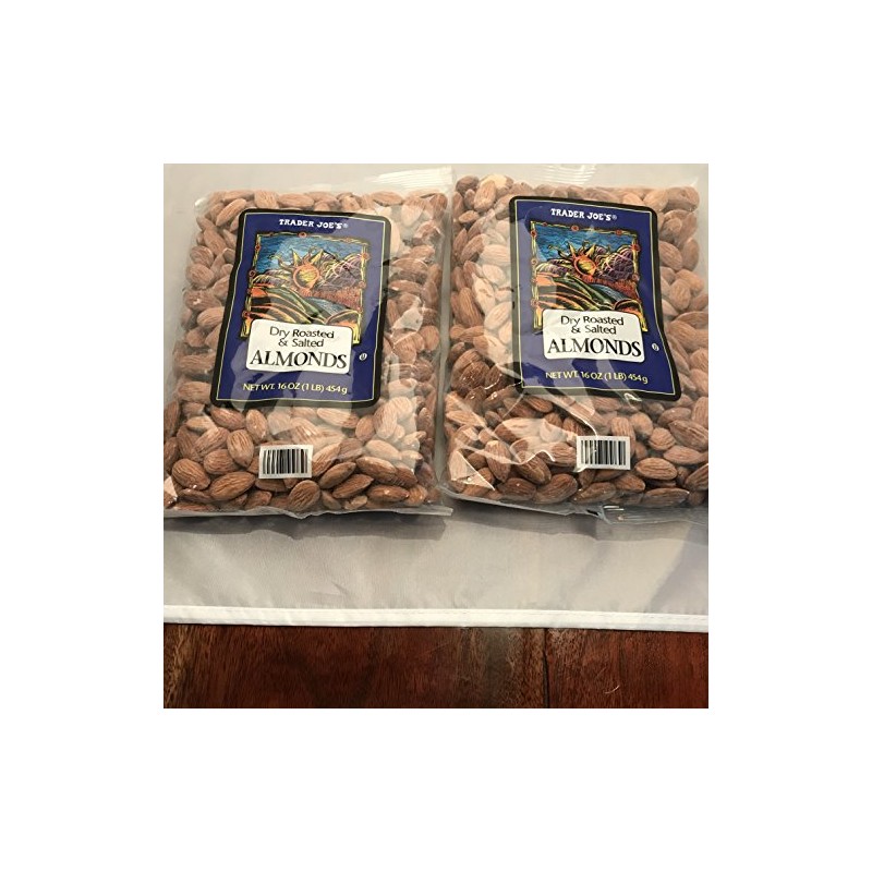 Trader Joe's Dry Roasted & Salted Almonds 2 pack 2