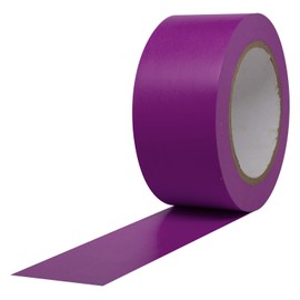 ProTapes Pro 50 Premium Vinyl Safety Marking and Dance Floor Splicing Tape, 6 Mils Thick, 36 Yds Length X 2" Width, Purple (Pack of 1)