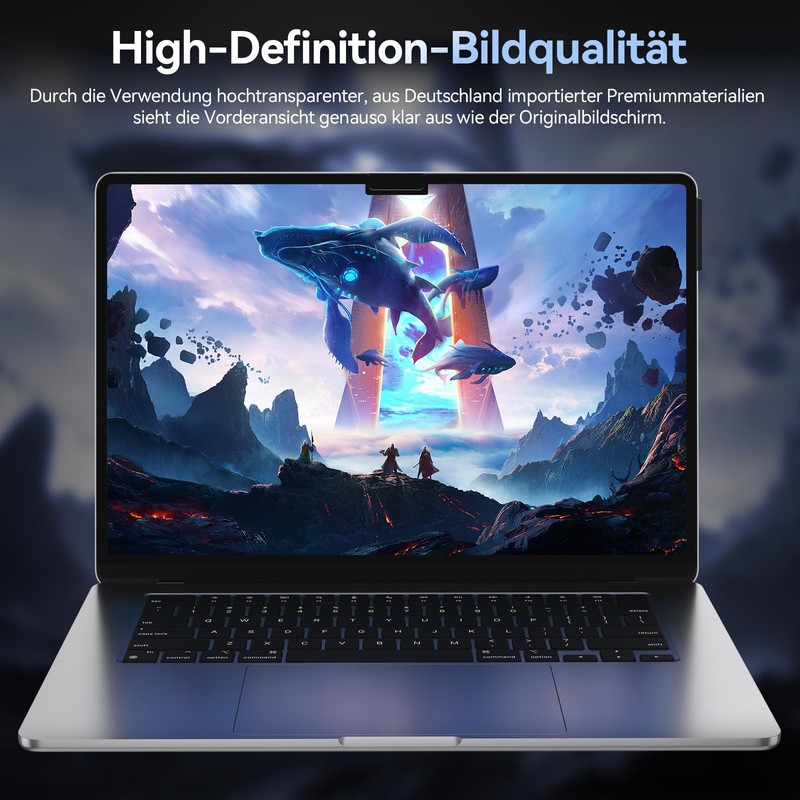 MagicSuction Privacy Filter Compatible with MacBook Pro 16 Inch (2021-2024,