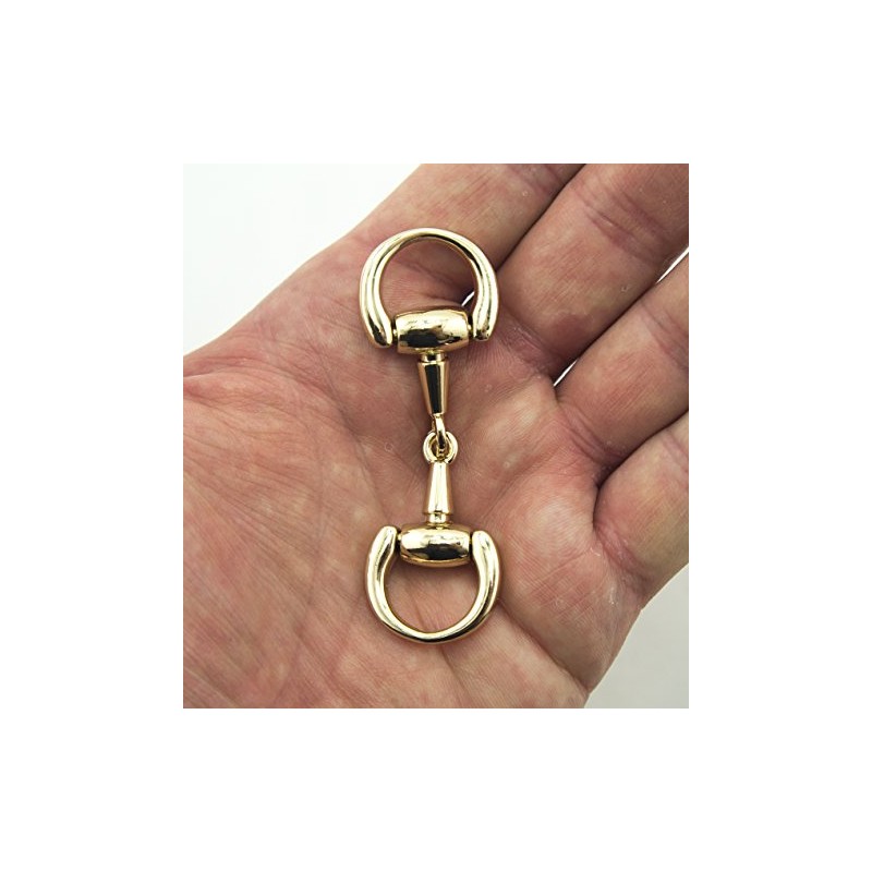 HAND® No. 1146 Pretty Polished Gold Equestrian Buckles for Shoes,