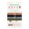 Kooshoo Plastic-Free Flat Hair Ties - Classic, 5 Pack