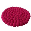 Maharanis Fairtrade Felt Coaster Pot Saucer Pink 22 cm Handmade