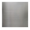 30-Pack of 12 x 4" Brushed Aluminum Peel-and-Stick Tile Backsplash