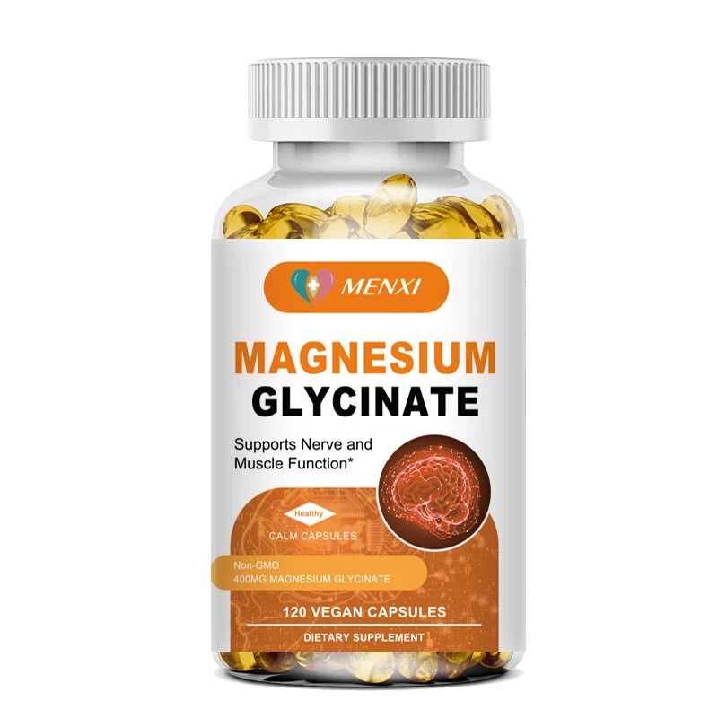 MENXI 4Pack Magnesium Glycinate High Absorption,Imp