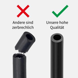4M Universal Windscreen Washer, Automotive Hose, Wiper Hose Repair, Windscreen Washer Hose, Splash Hose for Windscreen Washer System, with 30 Pieces Hose Connector