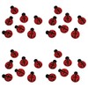 Set of 24 Royal Icing Edible Ladybugs - Cupcake Toppers