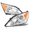 Halogen Headlight Assembly Compatible with 2007-2011 Honda CR-V CRV Front