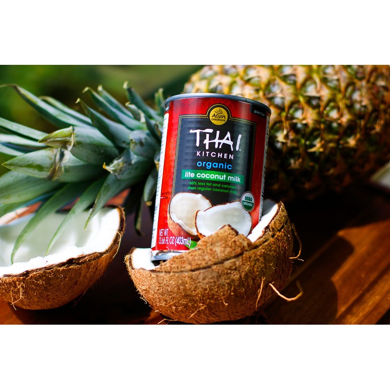 Thai Kitchen Organic Unsweetened Lite Coconut Milk, 13.66 fl oz