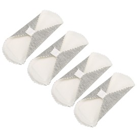 4pcs Cloth Panty Liners Graphene, Reusable Sanitary Pads for Women, Reusable Panty Liners Mama Panty Liners, Breathable Leakage Proof Pads (M)