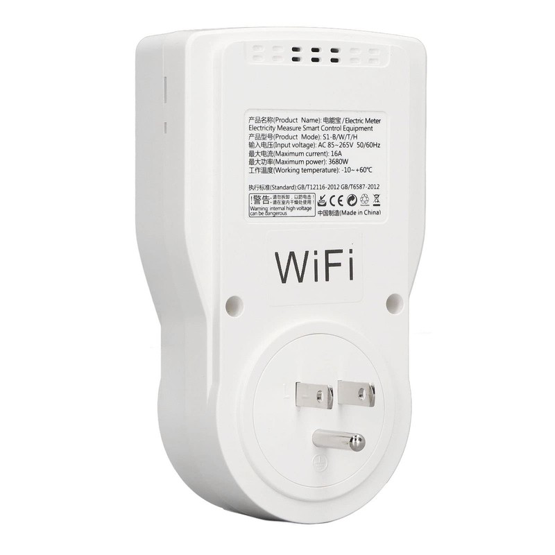 Electricity Usage Monitor Plug Intelligent Outlet Plug in Socket Power