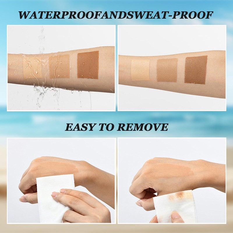 Leg Makeup Waterproof, No Transfer Leg Make Up to Cover
