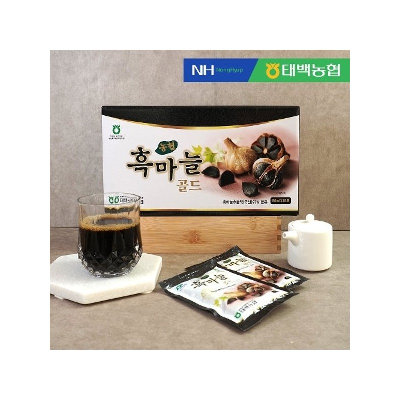 Deo Joeun Food [태백농협] 흑마늘 골드 80ml x 30포 [Taebaek