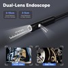 Endoscope Camera with Light, 1920P Borescope with 8+1 Adjustable LED