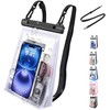 Bolsa Grande Impermeable para Teléfono Celular,Impermeable con Tira De Sellado,Bolsa