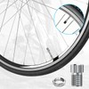 19 Piece Bicycle Valve Set, Presta Valve Core Adapter French