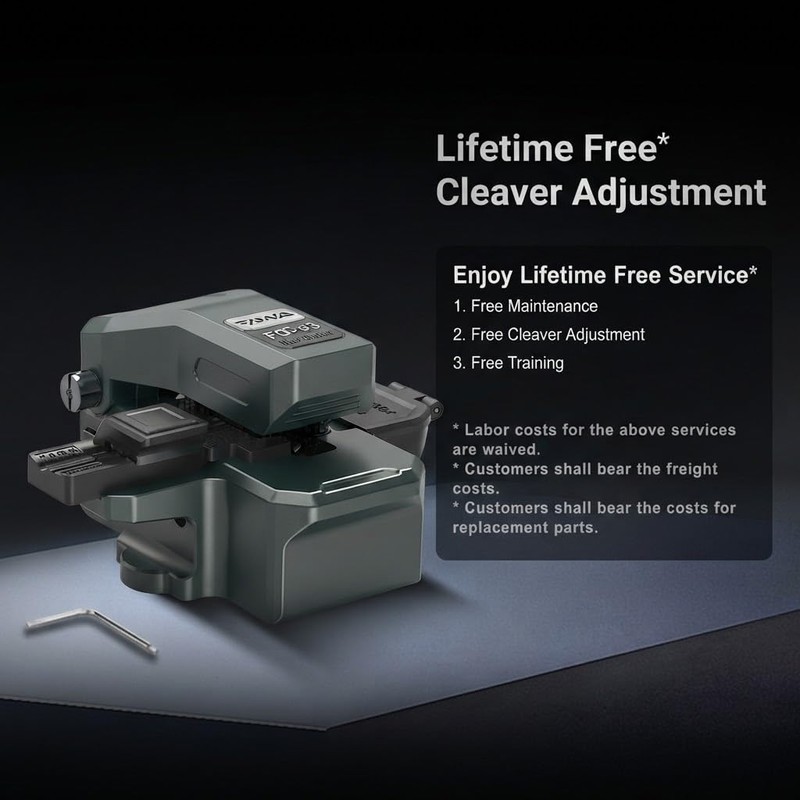 Fiber Cleaver, High Performance One Step Full-Metal Fiber Cleaver with