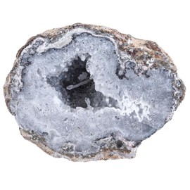 mookaitedecor Natürlicher Achat Geode Druse Kristall, Unregelmäßiger Quarzkristall Drusen Edelstein Mineralien Stein Feng Shui Heilstein Deko, 100-200 g