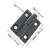 ITROLLE 2PCS 50x36x2mm Black Lift Off Hinge Stainless Steel 304