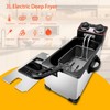 Deep Fryer with Basket, Yangbowan 3L 1300W Small Deep Fryers