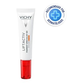 Vichy Liftactiv B3 Contorno de Ojos FPS50+ 15ml, Contorno De Ojos Anti-Manchas para Todo Tipo De Piel Día/noche