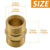 Fai Top Brass High Pressure Washer Coupler,M22-15 mm Male Thread
