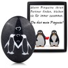 Rebundex Penguin Pebble Anniversary Gift Couple Wedding Gift