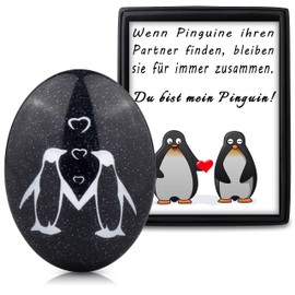Rebundex Penguin Pebble Anniversary Gift Couple Wedding Gift
