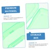 KONTONTY 4Pcs Boxes Clear Plastic Storage Boxes for Items Multi