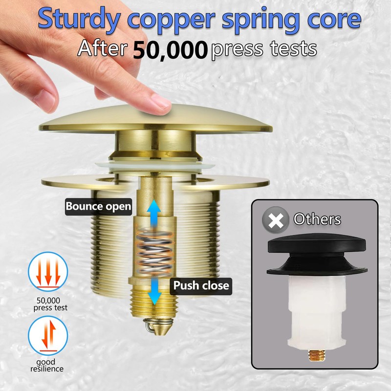 Upgrade Tip Toe Bathtub Drain Conversion Kit Assembly, Tub Drain