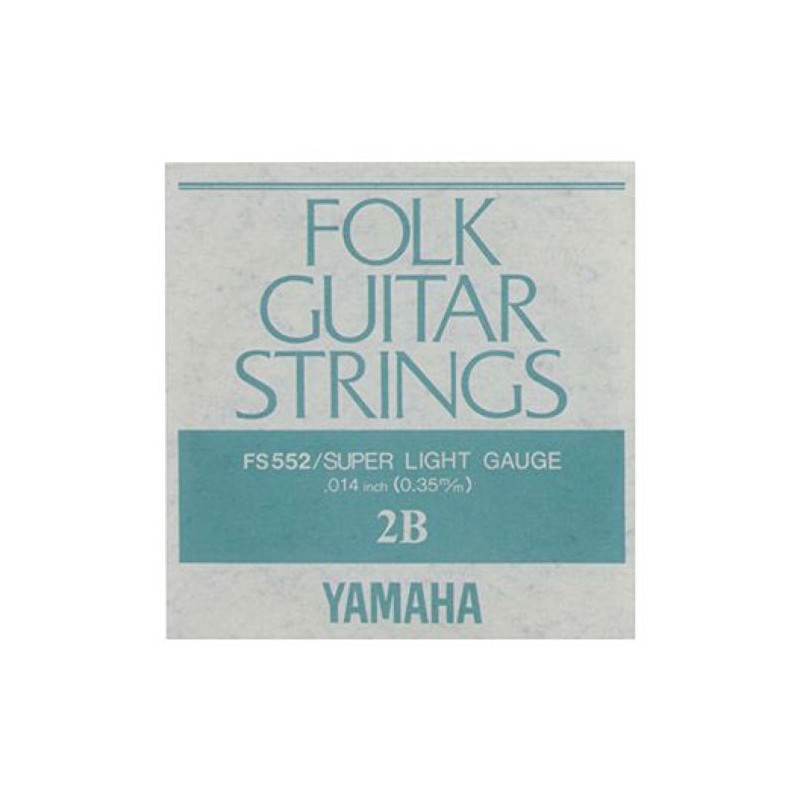 YAMAHA FS552 2B フォークギター弦 スーパーライトゲージ 014 2弦 【バラ弦1本】 ヤマハ