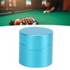 Billiard Chalk Case Round Aluminum Alloy Pool Cue Chalk Box