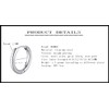 7 pairs of stainless steel hoop earrings, nasolabial rings, male