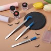 3 PCS Tweezers with Rubber Tips PVC Coated Set Precision