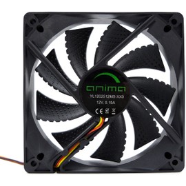 Tacens Anima AF12, PC Fan 12cm, 12v, 14dB, 9 Blades, 1200RPM, Black