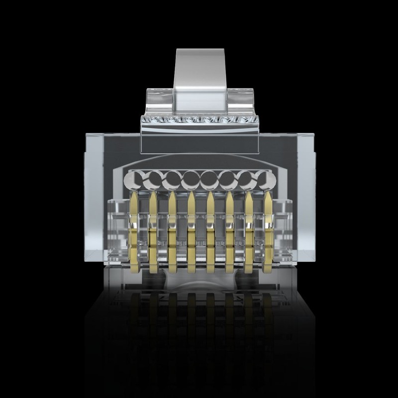 CAT5E RJ-45 UTP Connectors, RJ-45 Crimp Ends 8P8C Network Modular