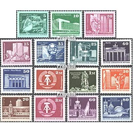 X5 Collection DDR 2483 85,2501,06,21,41,49 Complete, 50,61,88,2602,33,49 50 1980 Small Monuments (Stamps for Collectors)