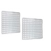 2-Pack Clear Sink Protector Mats – Perforated Design for Kitchen