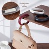 Round Purse Hooks for Tables and Bars, 3Pcs Round Handbag