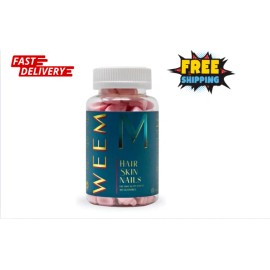 WEEM Hair Skin and Nails Gummies - Supports Healthy Hair - Vegan biotin Vitamins
