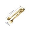 Sugar Tongs, U Shaped Ice Tongs Stainless Steel Mini Serving