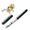 Mini Portable Telescopic Pocket Pen Shape Fishing Rod Pole &