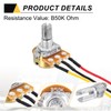 MECCANIXITY 3 Pack WH148 Potentiometer B50K Ohm Single-Joint Variable Resistors