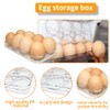 Pack of 2 Fridge Egg Holders, 16 Eggs Space Saving