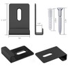 6Pcs Metal Mirror Clips for Wall Mounting, Mirror Holder Clips