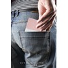 Xsimant Business Card Holder, No Fold Corners, Vertical Business Card