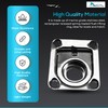 MARINE CITY Polished Stainless Steel Rectangular Recessed Spring Loaded Flush