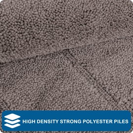 PURRUGS Machine Washable Kitchen Rug 24" x 70", Non-Slip/Skid Hallway Runner Rug, Super Absorbent Soft Area Rug for Kitchen, Hallway & Laundry, Rolled Packaging, Grayish Brown