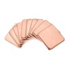 sourcing map Flat IC Chipset Thermal Copper Heatsink for CPU