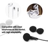 200 Black Sponge Headphone Covers, Replaceable Headphone Sponge Covers, Foam
