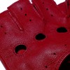 Denz SNETTERTON 5-1009 Leather Gloves, Thimble Gloves, Driving Gloves, Berry,